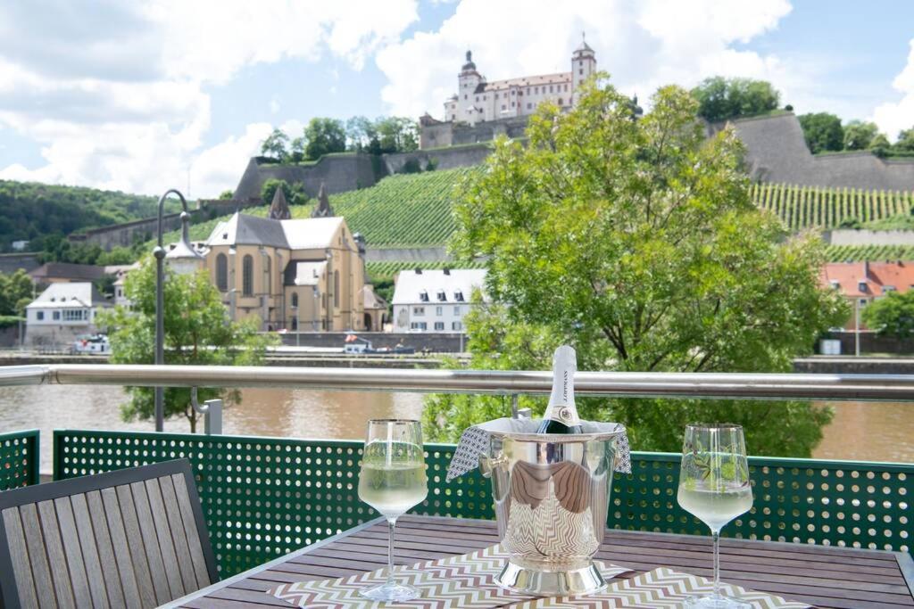 Ferienwohnung Panorama Mit Festungsblick 维尔茨堡 外观 照片